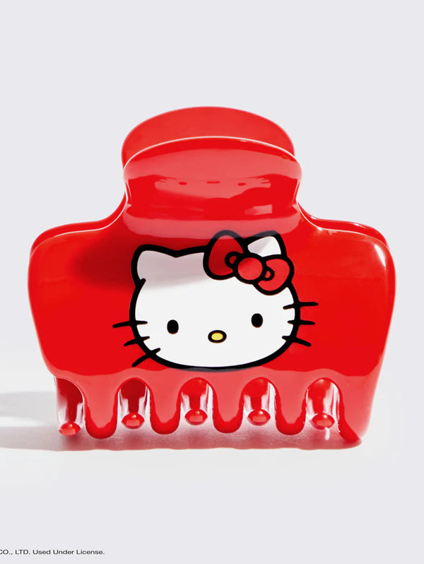 Hello Kitty XL Puffy Claw Clip - Kitty Face-KITSCH-Over the Rainbow