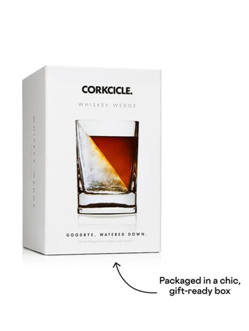 CORKCICLE | Whiskey Wedge - Clear | Over the Rainbow Canada