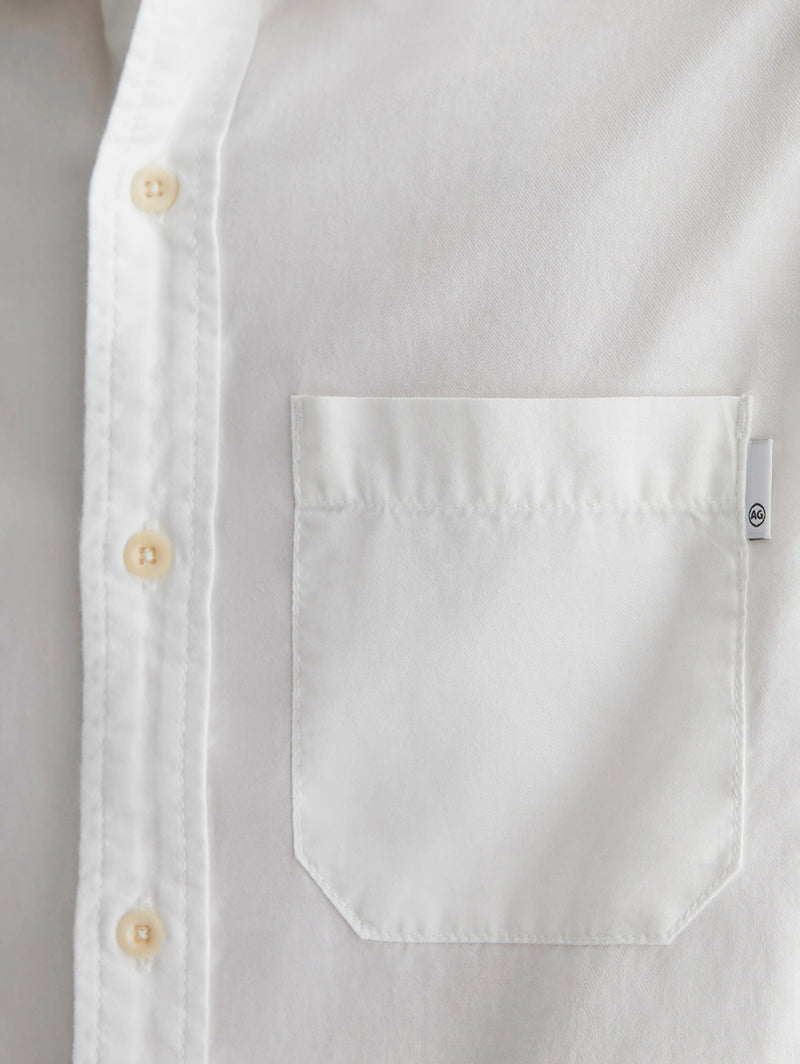 Aiden Dress Shirt - White-AG Jeans-Over the Rainbow