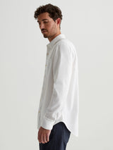 Aiden Dress Shirt - White-AG Jeans-Over the Rainbow