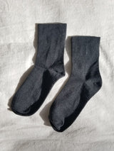 Sneaker Socks - Heather Black-LE BON SHOPPE-Over the Rainbow