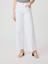 Sasha High Rise Straight Jean - Crisp White-Paige-Over the Rainbow