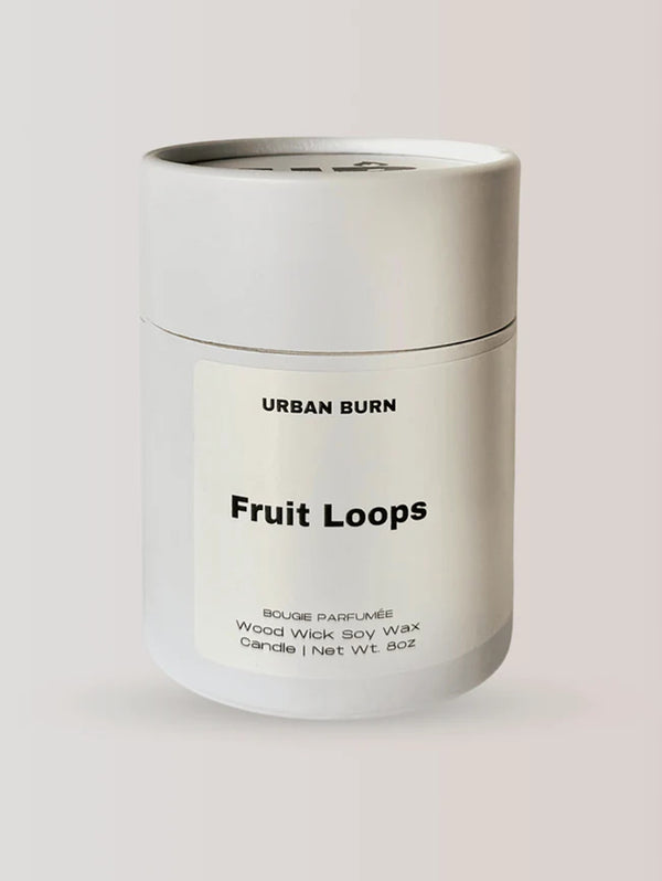 Wood Wick Candle - Fruit Loops-URBAN BURN-Over the Rainbow