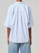 Claire Origami Shirt - Rhode Stripe