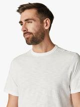 Slub Tee - White-34 HERITAGE-Over the Rainbow