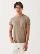 Iconic Pima Crew Neck T-Shirt - Beechnut