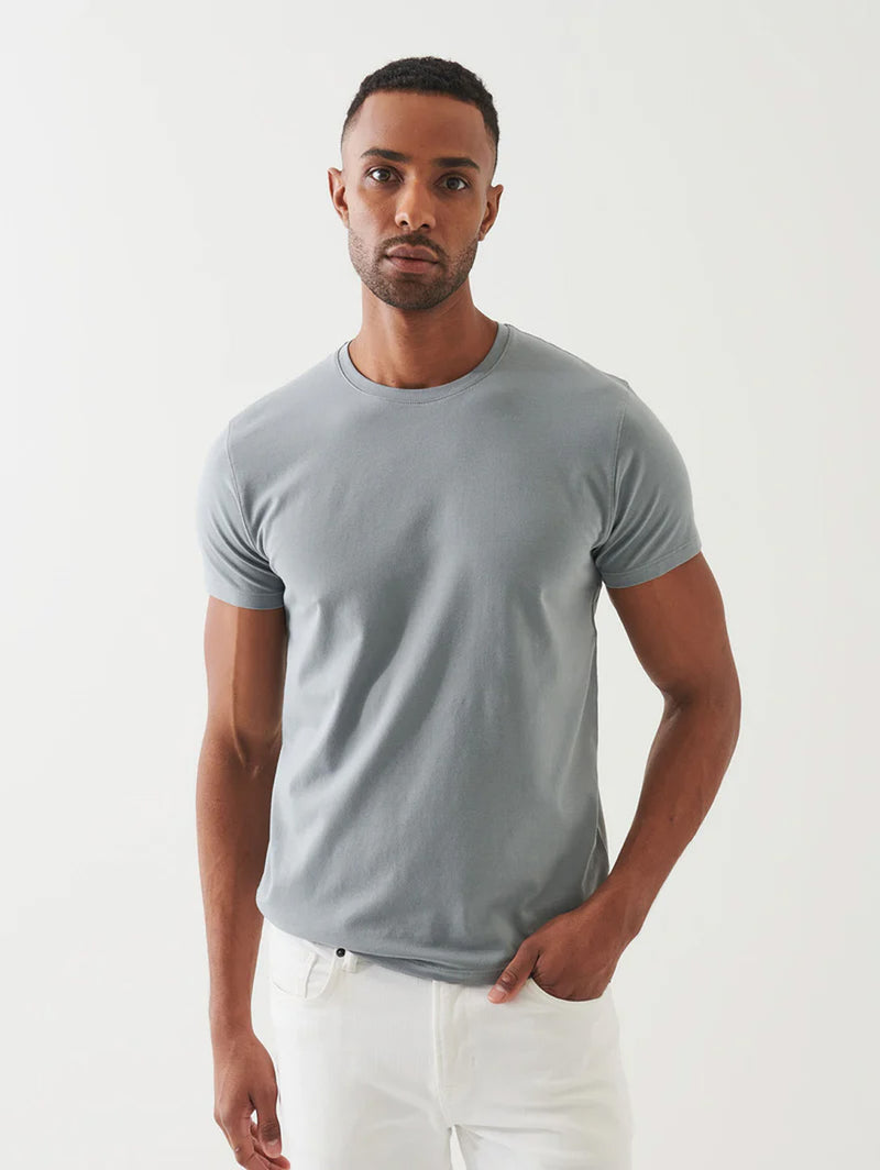 Iconic Pima Crew Neck T-Shirt - Seafoam