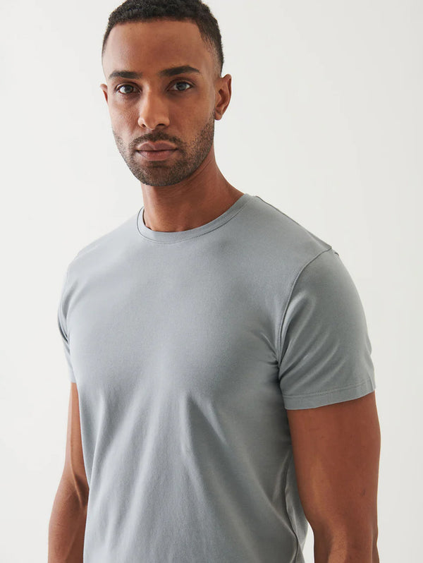 Iconic Pima Crew Neck T-Shirt - Seafoam