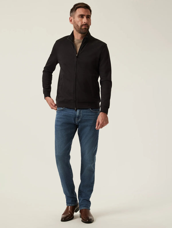 High Neck Zip Up - Black-34 HERITAGE-Over the Rainbow