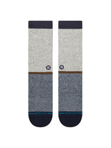 Uptown Crew Sock - Navy-Stance-Over the Rainbow