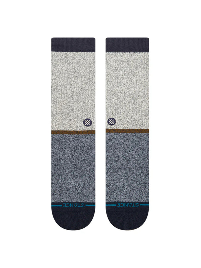 Uptown Crew Sock - Navy-Stance-Over the Rainbow