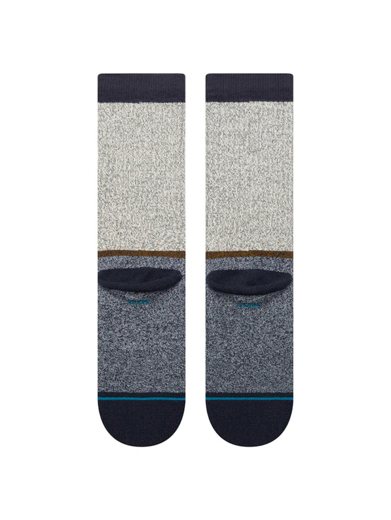 Uptown Crew Sock - Navy-Stance-Over the Rainbow