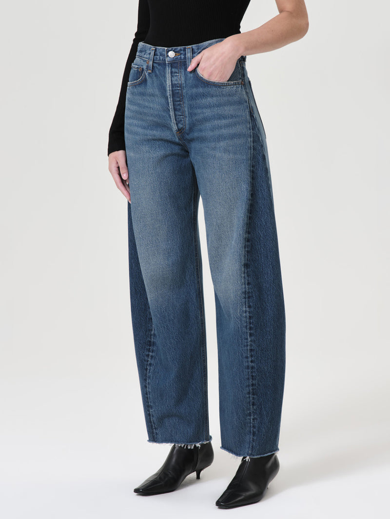 Luna Pieced Curved Taper Jean - Split-AGOLDE-Over the Rainbow