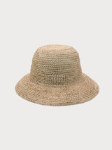 Oonadetta Crochet Bucket Hat - Natural-ACE OF SOMETHING-Over the Rainbow