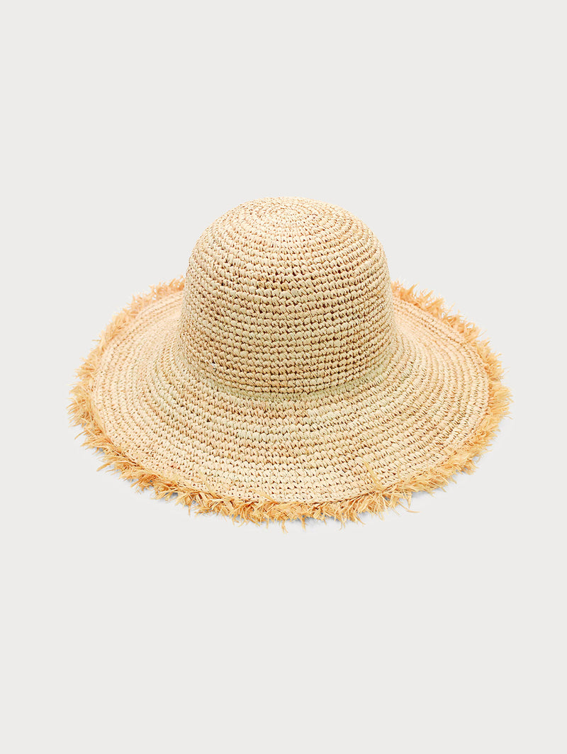 Indra Crochet Bucket Hat - Natural-ACE OF SOMETHING-Over the Rainbow