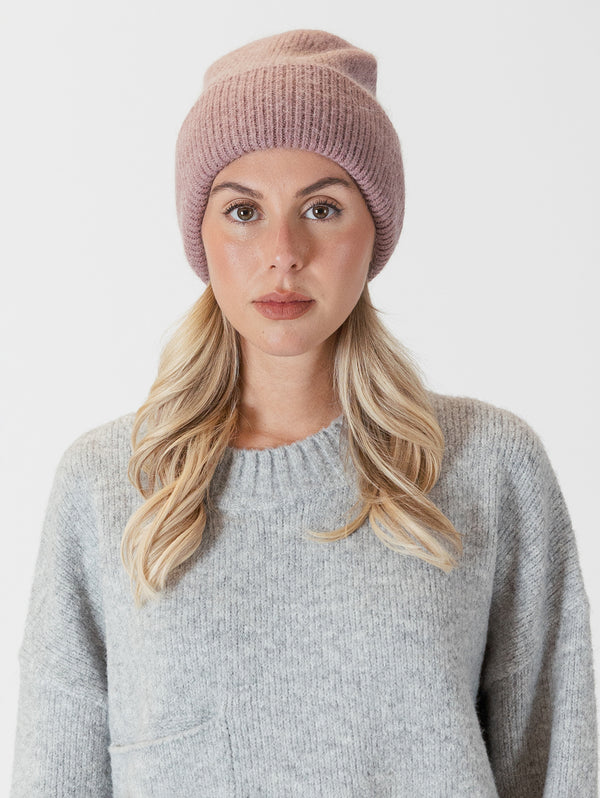 Après Ski Hat - Dusty Rose-LYLA+LUXE-Over the Rainbow