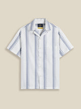 Alqueva Shirt - White/Blue-PORTUGUESE FLANNEL-Over the Rainbow