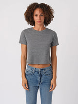 Short Sleeve Babe Tee - Heather Grey-AMO-Over the Rainbow