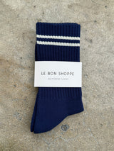 Boyfriend Socks - Navy