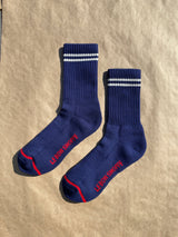 Boyfriend Socks - Navy