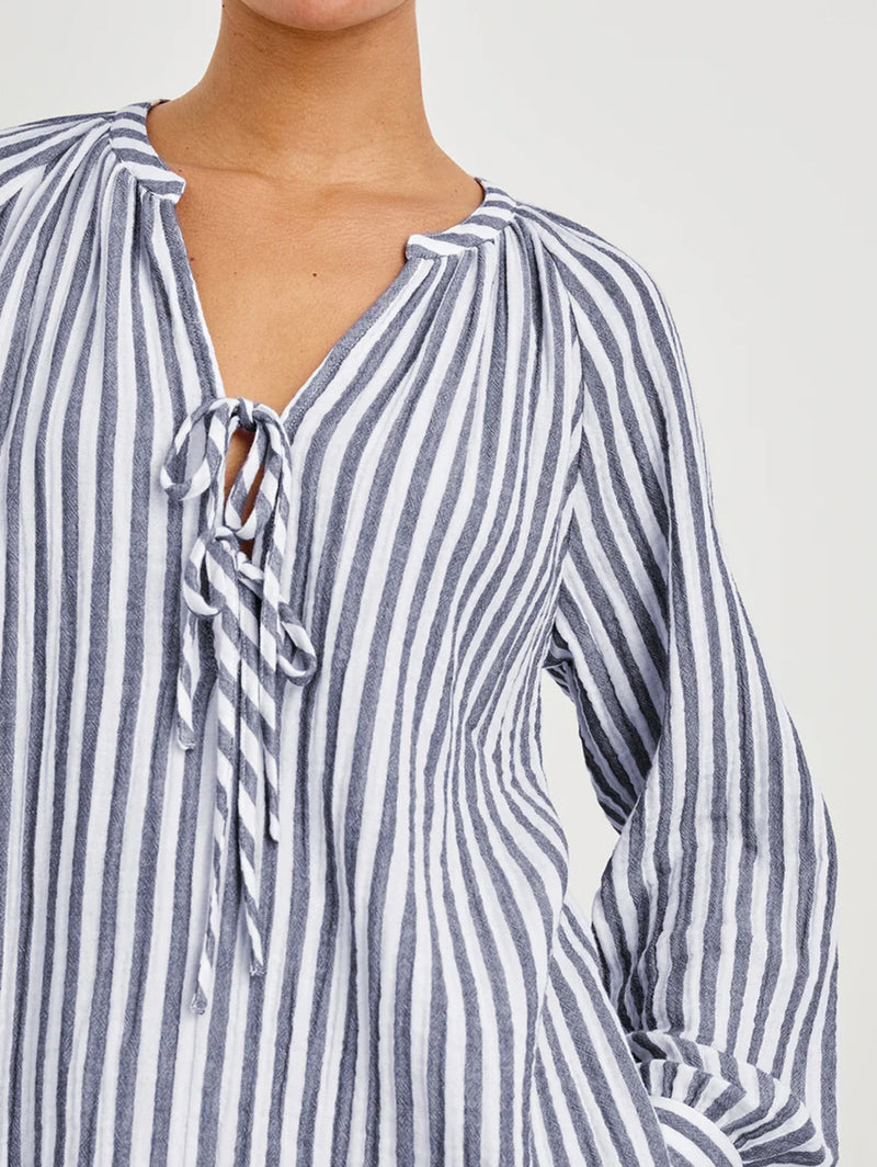 Brielle Top - Admiral Stripe