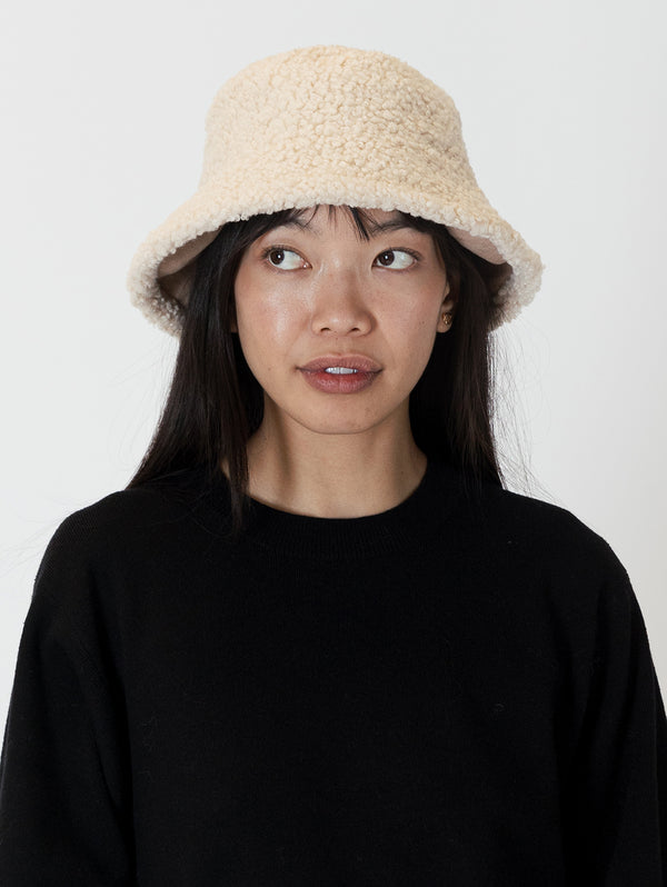 Sherpa Reversible Bucket Hat - Camel-LYLA+LUXE-Over the Rainbow