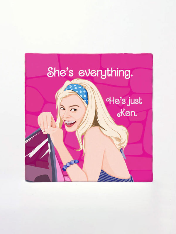 Barbie Is Everything Coaster