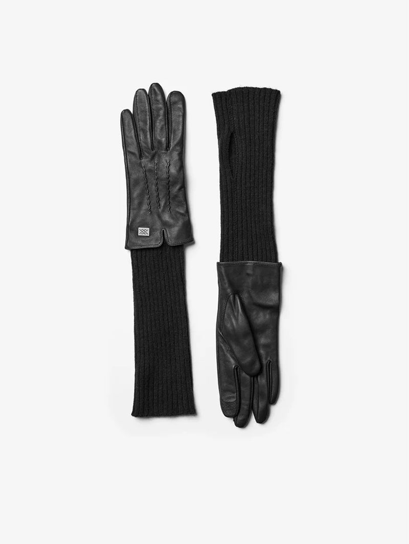 Carmel-N Leather Gloves - Black-Soia & Kyo-Over the Rainbow