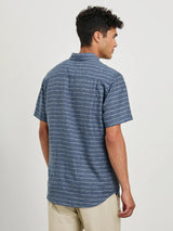 Carson Shirt - Border Blue-Rails-Over the Rainbow