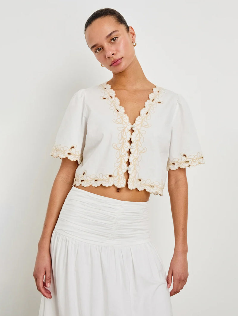 Cataluna Top - White