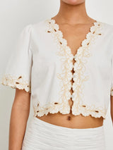 Cataluna Top - White