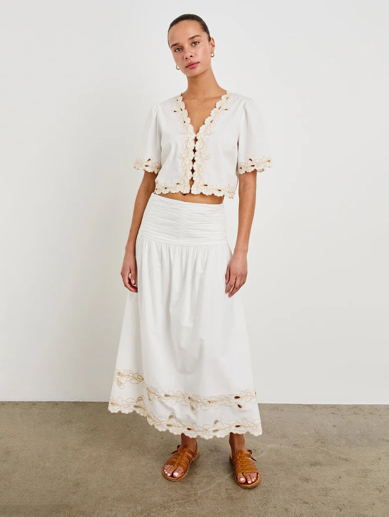 Cataluna Top - White