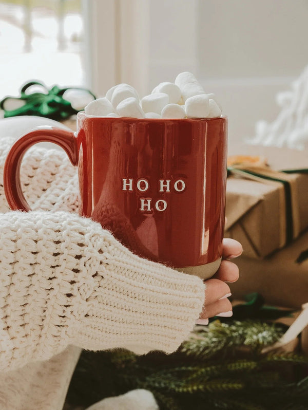 Stoneware Coffee Mug - Ho Ho Ho-SWEET WATER DECOR-Over the Rainbow