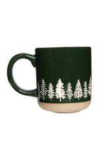 Pine Trees 14oz Stoneware Coffee Mug-SWEET WATER DECOR-Over the Rainbow