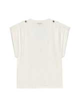 Cooper V Neck Tank - Optic White