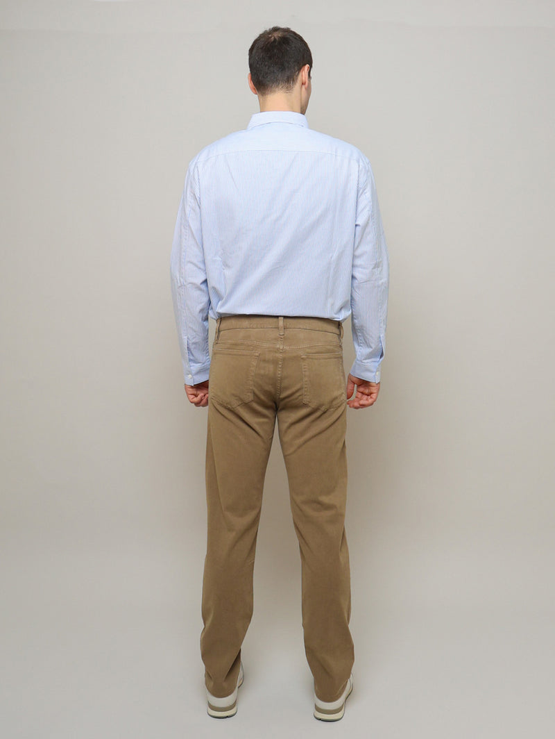 L'Homme Slim Pant - Dark Tan