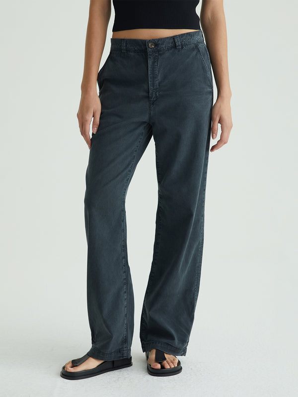 Caden Straight Trouser - Sulfur Black-AG Jeans-Over the Rainbow