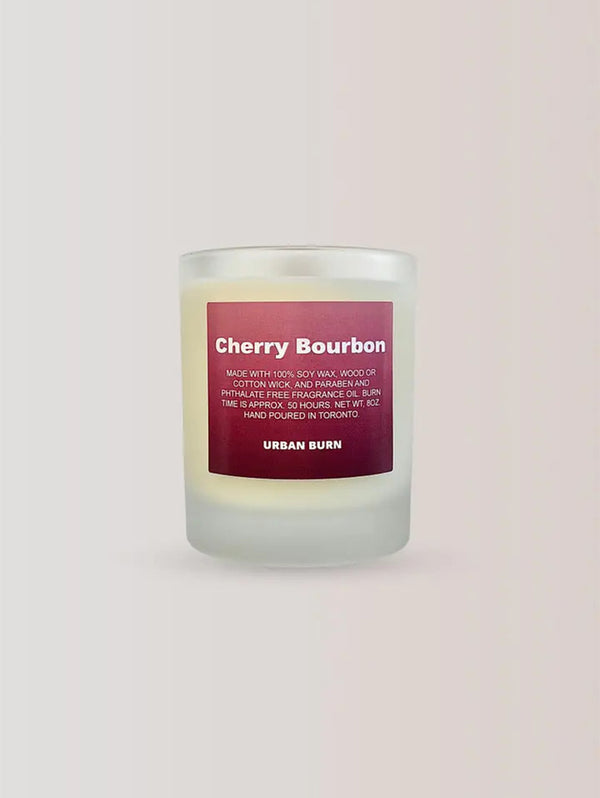 Wood Wick Candle - Cherry Bourbon-URBAN BURN-Over the Rainbow