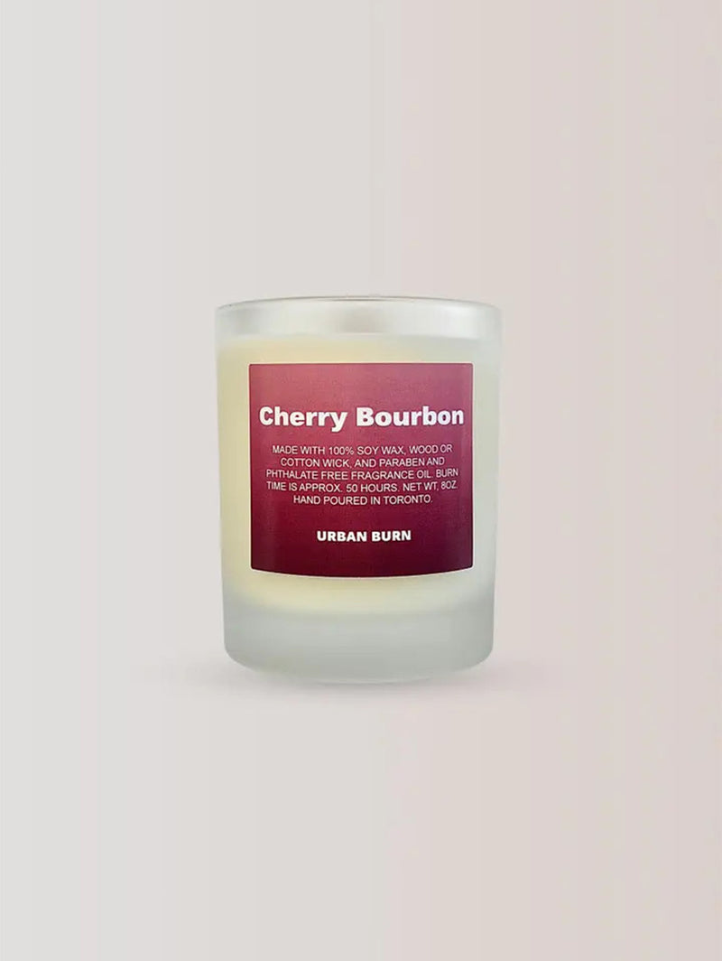 Wood Wick Candle - Cherry Bourbon-URBAN BURN-Over the Rainbow