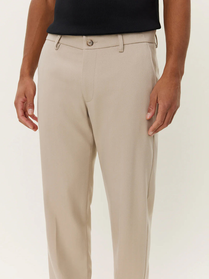 Como Herringbone Suit Pants - Dark Sand/Light Sand-LES DEUX-Over the Rainbow