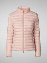 Carly Zip Jacket - Blush Pink-SAVE THE DUCK-Over the Rainbow