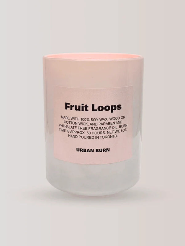 Wood Wick Candle - Fruit Loops-URBAN BURN-Over the Rainbow