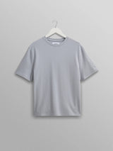 Dean Textured Cotton Tee - Blue-Wax London-Over the Rainbow