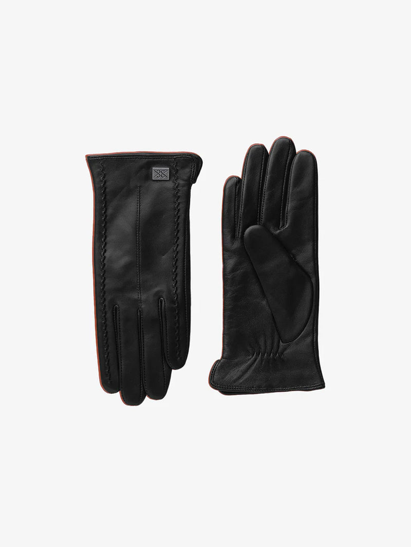 Dulce Leather Glove - Black-Soia & Kyo-Over the Rainbow