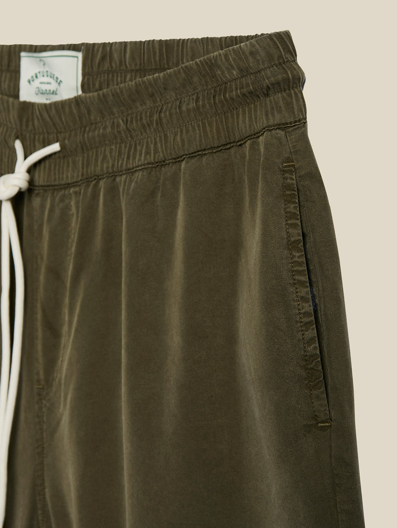 Dogtown Shorts - Olive-PORTUGUESE FLANNEL-Over the Rainbow