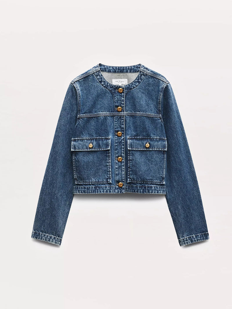 Drew Denim Jacket - Adeline-RAG + BONE-Over the Rainbow