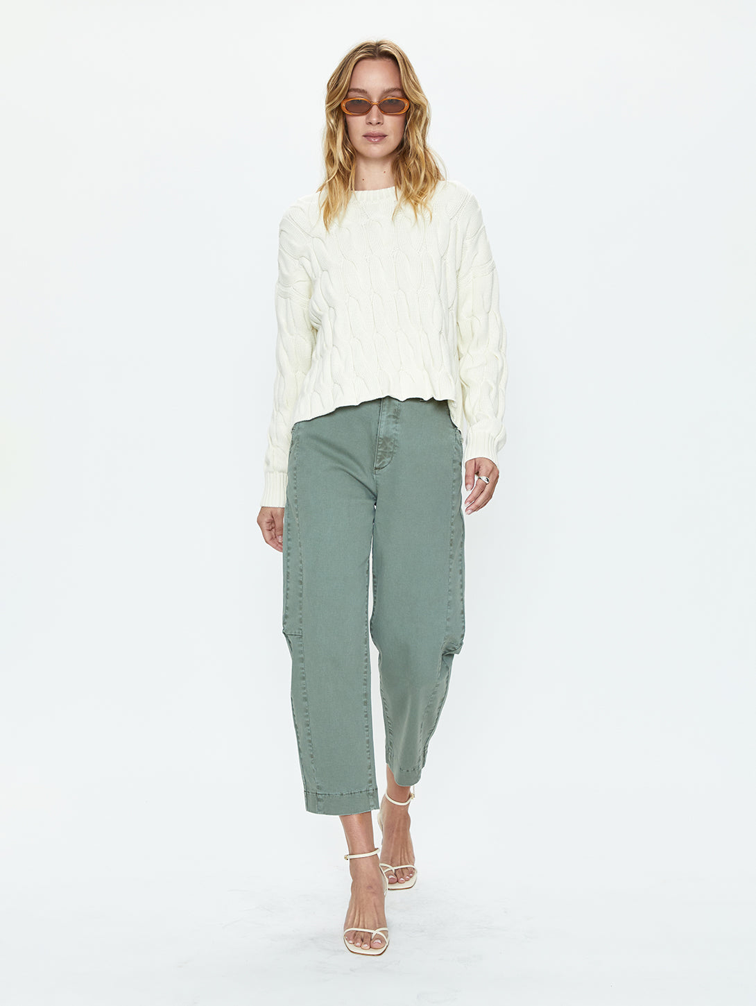 PISTOLA | Eli High Arched Pant - Calvary Green | Over The Rainbow ...