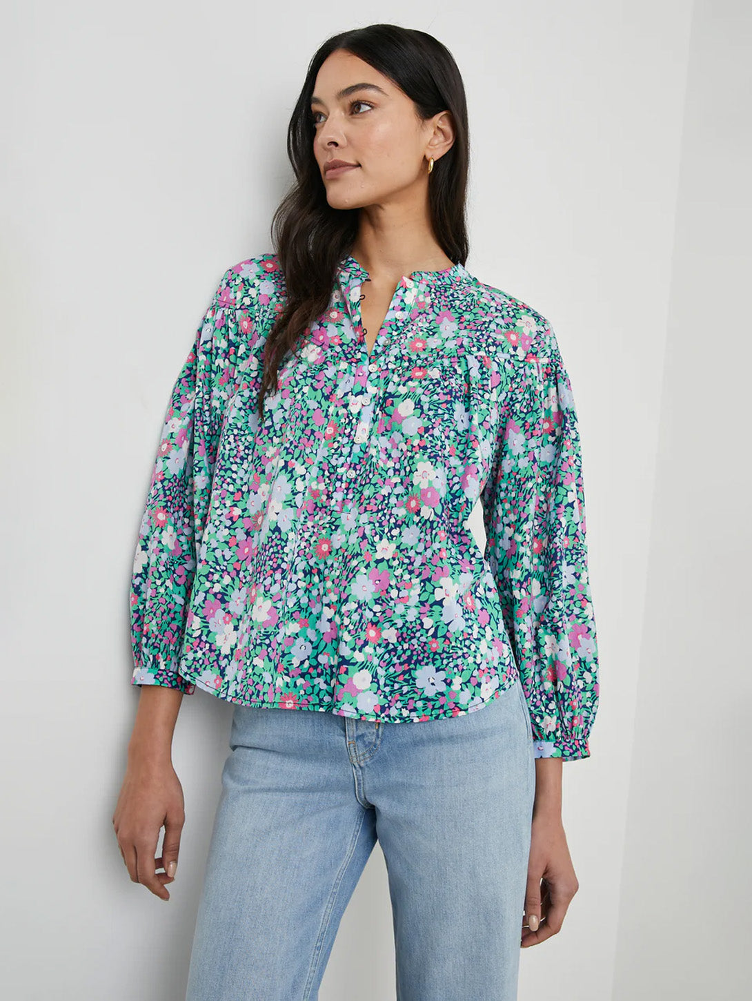 RAILS | Ellison Top - Navy Leilani Floral | Over The Rainbow Canada ...