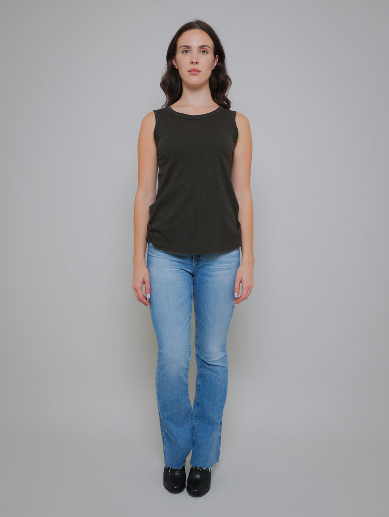 Taurus Sleeveless Tee - Thicket-Velvet-Over the Rainbow