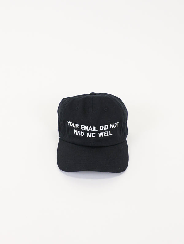 Email Me Dad Cap - Black/White-INTENTIONALLY _______-Over the Rainbow